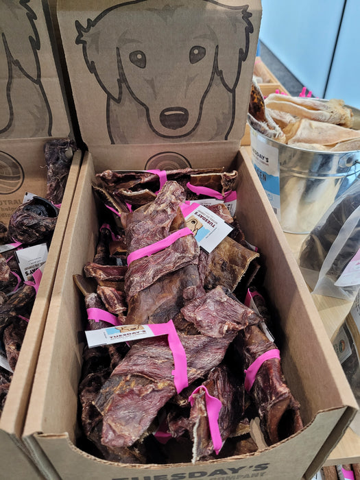 5" Collagen Chip Wrapped in Gullet (Bulk)