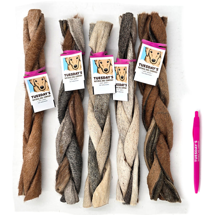 12" Furry Braided Collagen (Bulk)
