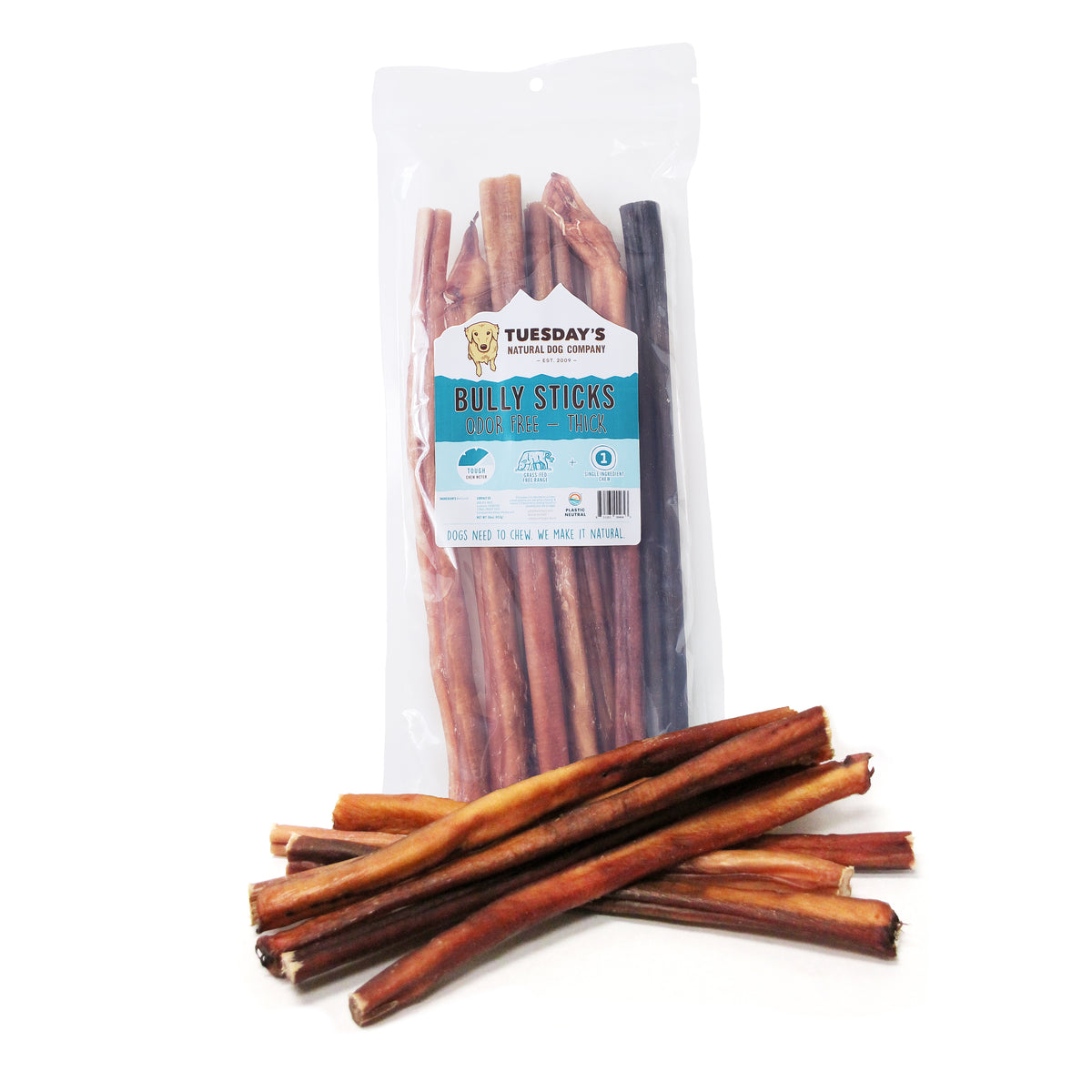 Odor free bully sticks 12 inch best sale