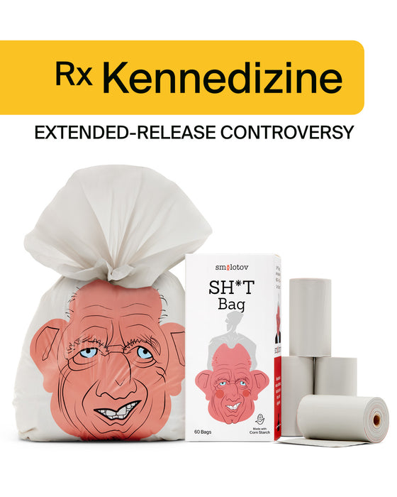"Kennedizine" SH*T Bags, 4 Rolls