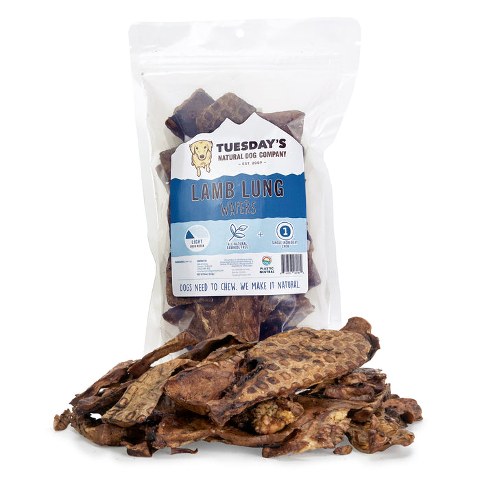 Lamb Lung Wafers - 4 oz