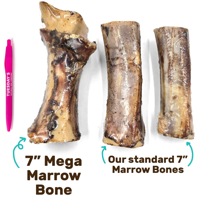 7" Mega Marrow Bones (Bulk)