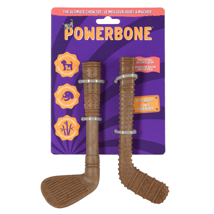 Powerbone Mini Set (Golf/Hockey) Bacon Flavor