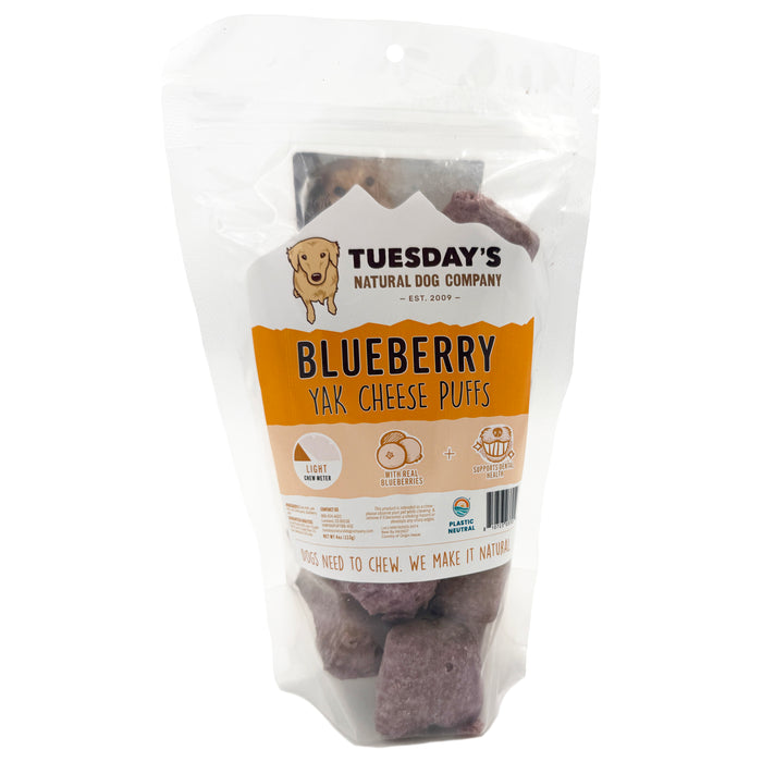 Blueberry Yak Cheese Puffs - 4 oz