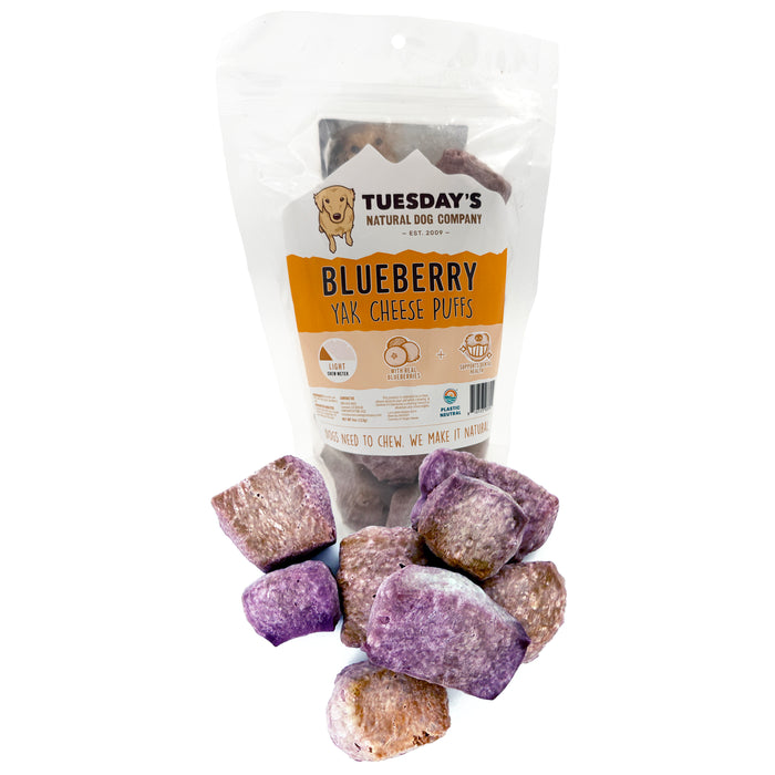 Blueberry Yak Cheese Puffs - 4 oz