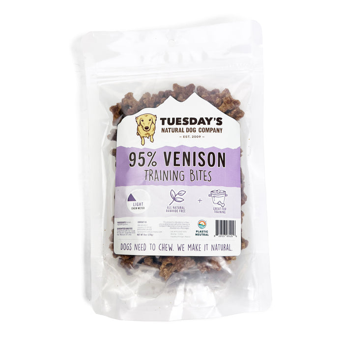 95% Venison Training Bites - 6 oz